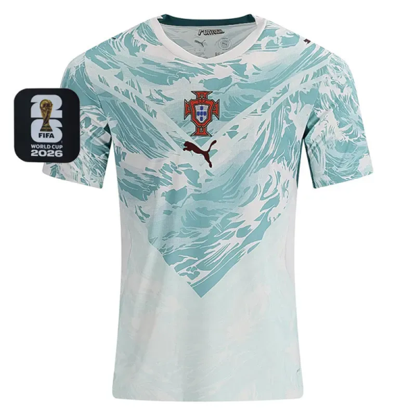 2026-27 Portugal Away 1:1 Fans Soccer Jersey (Right-Arm Patch)