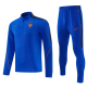 2026-27 France Fancy blue Half Pull Tracksuit (半拉链)