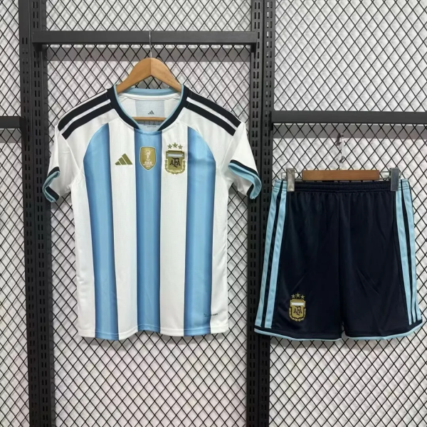 2026-27 Argentina National Home Adult Soccer Jersey(成人套装）