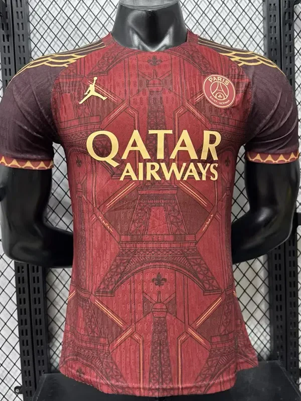 25-26 PSG Brown Special Edition Player Version Training shirts (D)