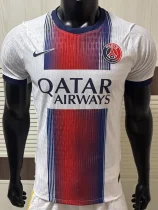 26-27 PSG Whie Red Player Version Soccer Jersey