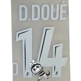25-26 PSG Jordan Night Edition D.Doué #14 Labubu Print Fans Soccer jersey