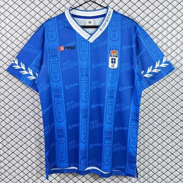 1998-1999 Real Oviedo Home Retro Soccer Jersey