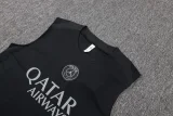 25-26 PSG Jordan Black Tank top and shorts suit #D25278