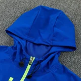 26-27 Marseille Royal blue Windbreaker Suit (Hoodie)(风衣套装)