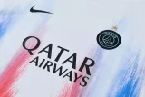 26-27 PSG White Short shirts and Long trousers Suit (圆领)