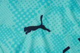 25-26 Marseille Lake blue Kids Half Pull Tracksuit #E25194(童装)(半拉链)