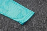 25-26 Marseille Lake blue Kids Half Pull Tracksuit #E25194(童装)(半拉链)