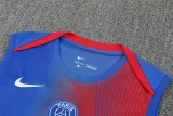 25-26 PSG Blue red Tank top and shorts suit