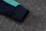 25-26 Marseille Royal blue Kids Jacket Tracksuit #E25240(童装)