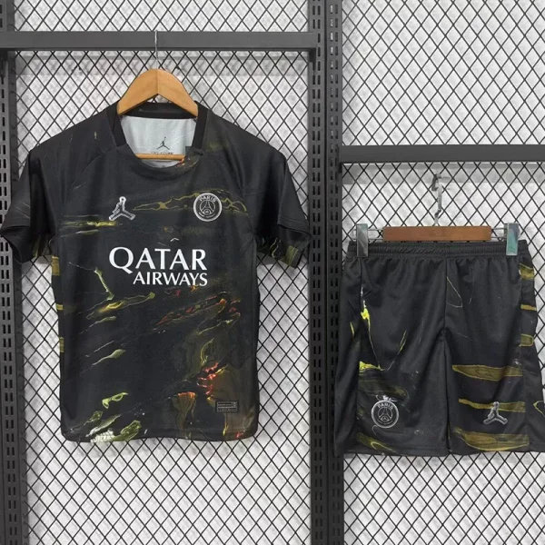 25-26 PSG Jordan Night Edition Kids Soccer Jersey