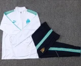 25-26 Marseille White Half Pull Tracksuit #B25146(半拉链)