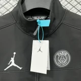 25-26 PSG Jordan Black Outdoor Jackets