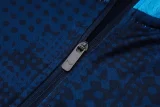 25-26 Marseille Royal blue Kids Half Pull Tracksuit #E25197(童装)(半拉链)