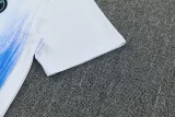 26-27 PSG White Short shirts and Long trousers Suit (圆领)