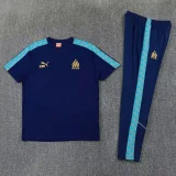 26-27 Marseille Royal blue Short shirts and Long trousers Suit (圆领)