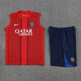 25-26 PSG Red Tank top and shorts suit