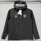 25-26 PSG Jordan Black Outdoor Jackets