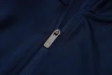 25-26 Marseille Royal blue Kids Half Pull Tracksuit #E25237(童装)(半拉链)