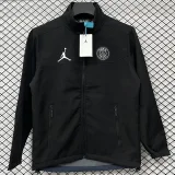 25-26 PSG Jordan Black Outdoor Jackets