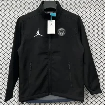 25-26 PSG Jordan Black Outdoor Jackets