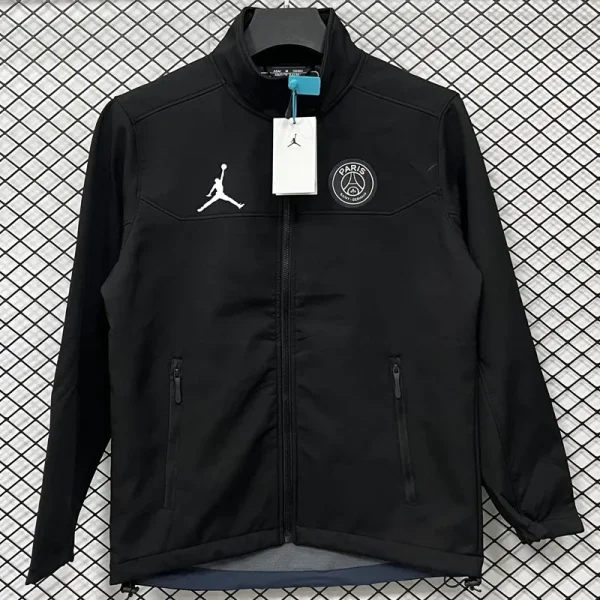25-26 PSG Jordan Black Outdoor Jackets