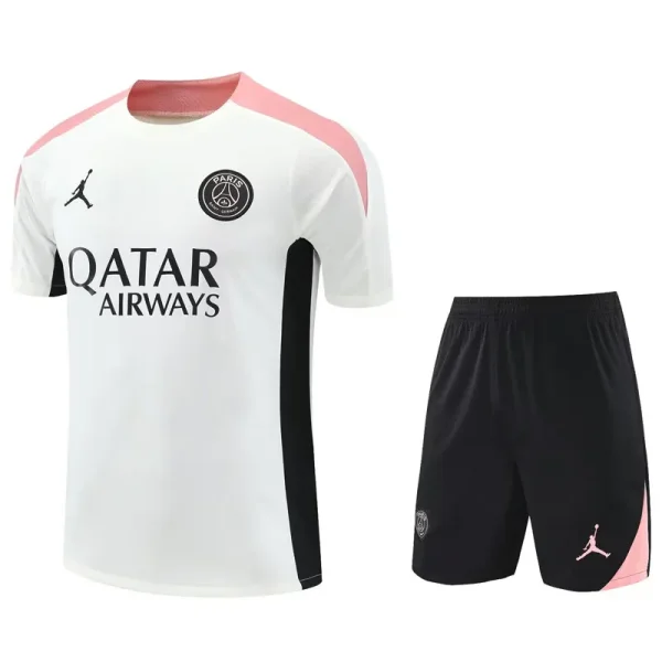 25-26 PSG Jordan White Training Short Suit