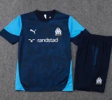 25-26 Marseille Royal blue Training Short Suit #D25252