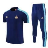 26-27 Marseille Royal blue Short shirts and Long trousers Suit (圆领)