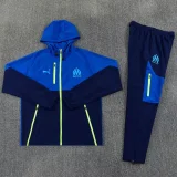 26-27 Marseille Royal blue Windbreaker Suit (Hoodie)(风衣套装)