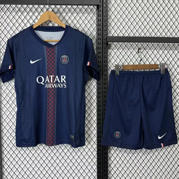 25-26 PSG Home Kids Soccer Jersey