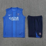 25-26 PSG Blue Tank top and shorts suit