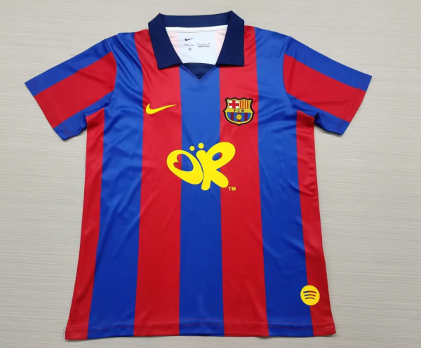 25-26 BAR Collaboration Home Retro Soccer Jersey (前OR)