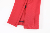 2026-27 Spain Red Half Pull Tracksuit (半拉链)