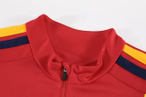 2026-27 Spain Red Half Pull Tracksuit (半拉链)