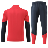 2026-27 Spain Red Half Pull Tracksuit (半拉链)
