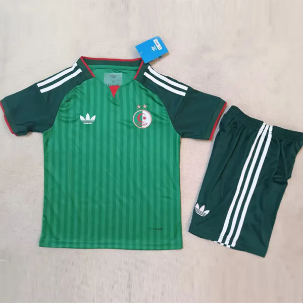 2026-27 Algeria Away Kids Soccer Jersey (带星)