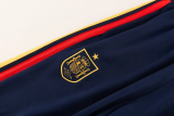 2026-27 Spain Royal blue Jacket Tracksuit #02