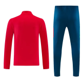 2026-27 Portugal Red Half Pull Tracksuit (半拉链)