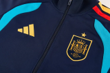 2026-27 Spain Royal blue Jacket Tracksuit #02