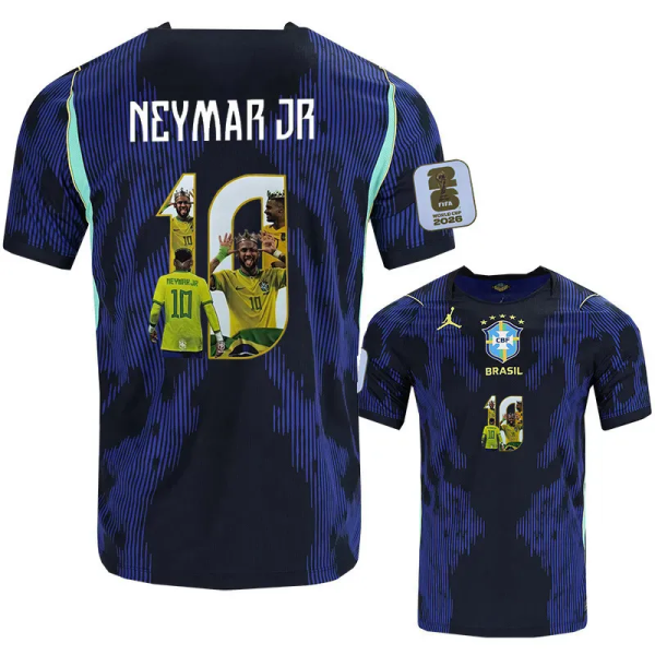 2026-27 Brazil Away Neymar Jr #10 Fans Soccer Jersey (Picture Number)