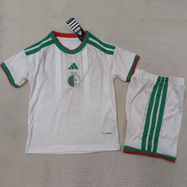2026-27 Algeria Home Kids Soccer Jersey (带星)
