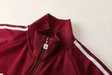 2026-27 Spain Brown Red Jacket Tracksuit #01