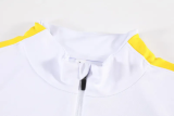 2026-27 Brazil White Half Pull Tracksuit (半拉链)