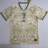 2026-27 Brazil Khaki Special Edition Fans Soccer Jersey (小鹦鹉标 )