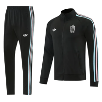 2026-27 Belgium Black Jacket Tracksuit #01