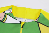 2026-27 Brazil Green Kids Half Pull Tracksuit (童装)(涂鸦半拉链)