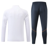 2026-27 France White Half Pull Tracksuit (半拉链)