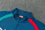 2026-27 Portugal Lake blue Half Pull Tracksuit (半拉链)