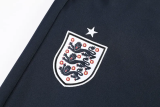 2026-27 England White Kids Half Pull Tracksuit (童装)(涂鸦半拉链)